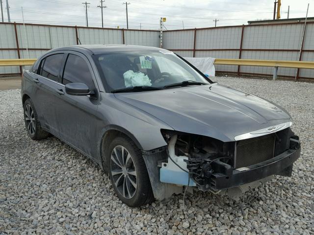 1C3CCBHGXCN249340 - 2012 CHRYSLER 200 S GRAY photo 1