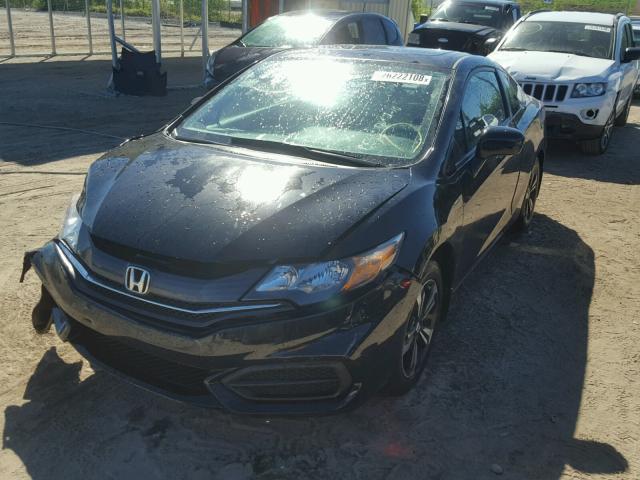 2HGFG3B87EH500543 - 2014 HONDA CIVIC EX შავი ფოტო 2