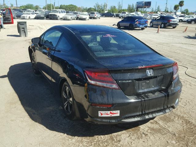 2HGFG3B87EH500543 - 2014 HONDA CIVIC EX შავი ფოტო 3