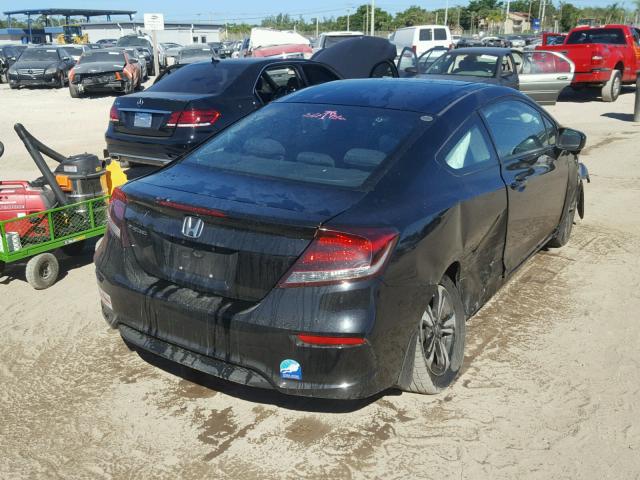 2HGFG3B87EH500543 - 2014 HONDA CIVIC EX შავი ფოტო 4