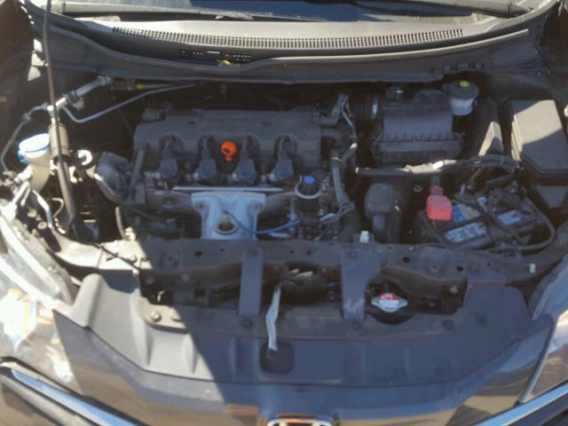 2HGFG3B87EH500543 - 2014 HONDA CIVIC EX შავი ფოტო 7