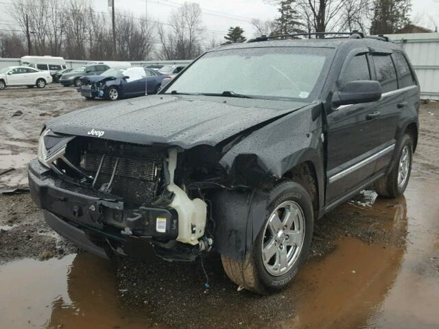 1J4HR58226C114773 - 2006 JEEP GRAND CHER BLACK photo 2