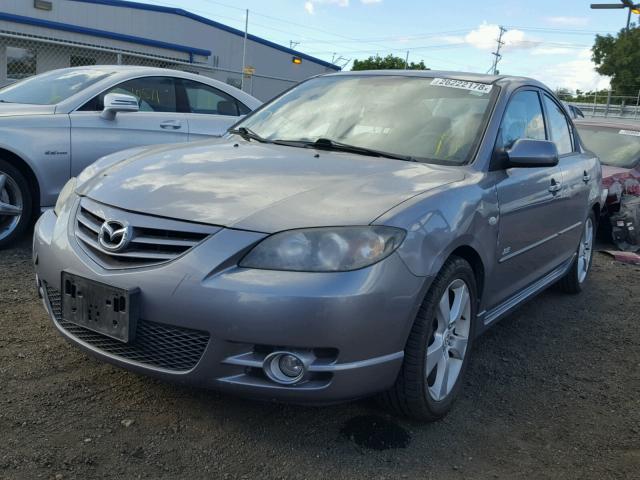 JM1BK323X51298473 - 2005 MAZDA 3 S GRAY photo 2