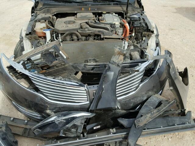 3LN6L2LU1ER812292 - 2014 LINCOLN MKZ HYBRID CHARCOAL photo 7