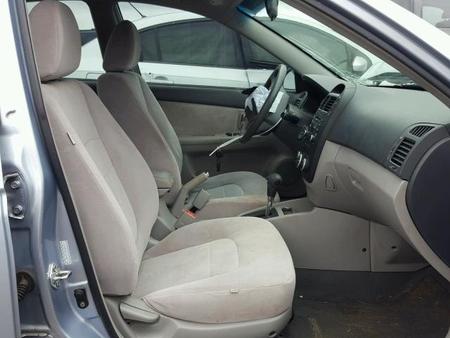 KNAFE121375480410 - 2007 KIA SPECTRA EX BLUE photo 5