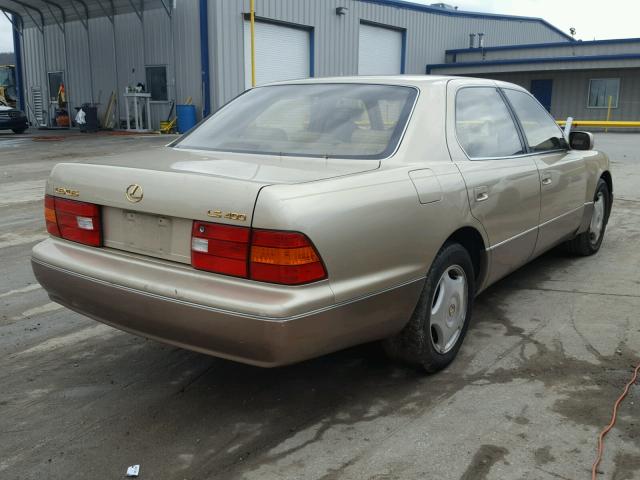 JT8BH28F0X0151967 - 1999 LEXUS LS 400 GOLD photo 4