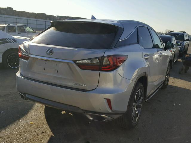 2T2BZMCA3HC103629 - 2017 LEXUS RX 350 SILVER photo 4