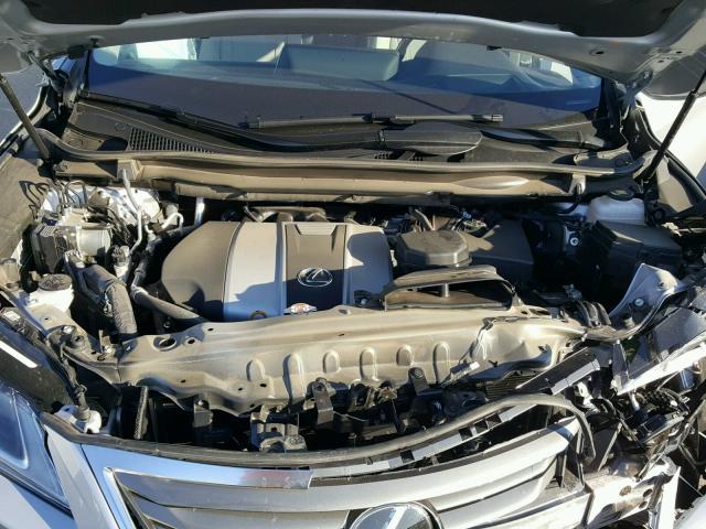 2T2BZMCA3HC103629 - 2017 LEXUS RX 350 SILVER photo 7