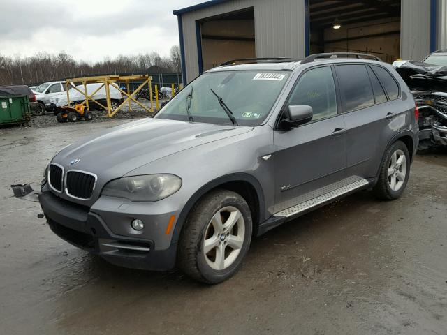 5UXFE43568L021132 - 2008 BMW X5 3.0I GRAY photo 2