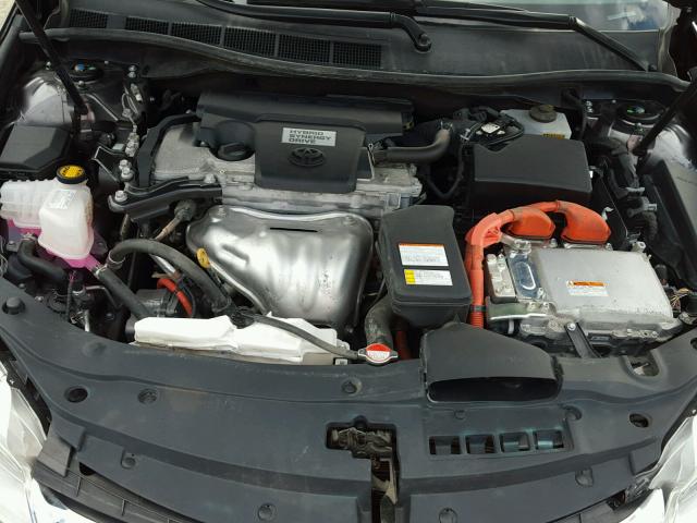 4T1BD1FKXGU180033 - 2016 TOYOTA CAMRY HYBR GRAY photo 7