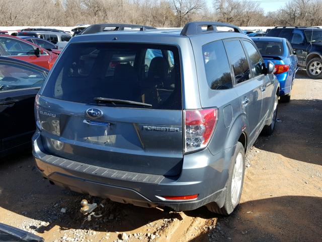 JF2SH63659H744293 - 2009 SUBARU FORESTER 2 TEAL photo 4