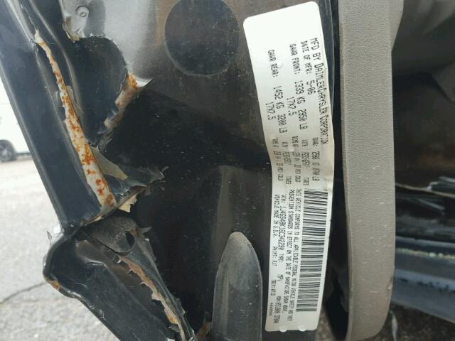 1J4GS48K16C342290 - 2006 JEEP GRAND CHER CHARCOAL photo 10