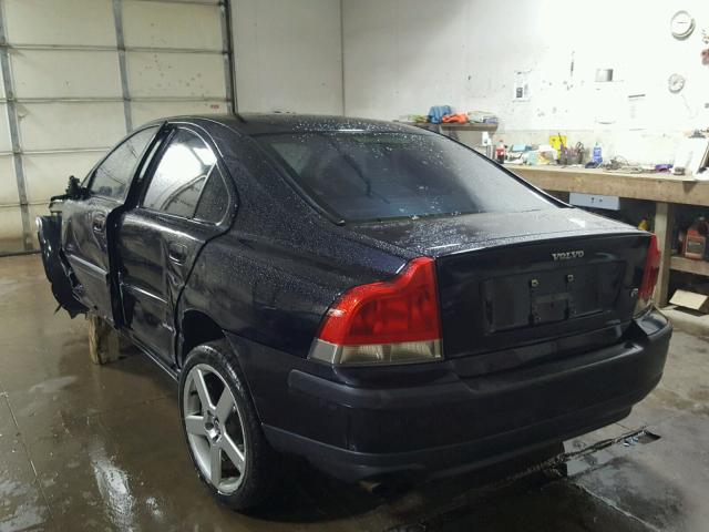 YV1RH52Y342349304 - 2004 VOLVO S60 R BLACK photo 3