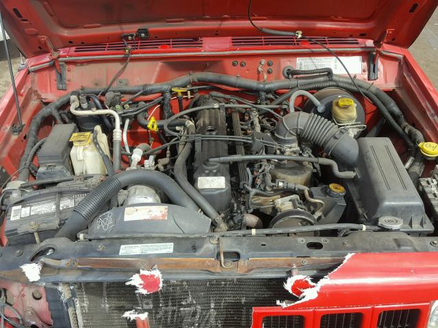 1J4FT68S7XL606134 - 1999 JEEP CHEROKEE S RED photo 7