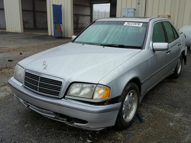 WDBHA24G7YA811401 - 2000 MERCEDES-BENZ C 230 SILVER photo 2