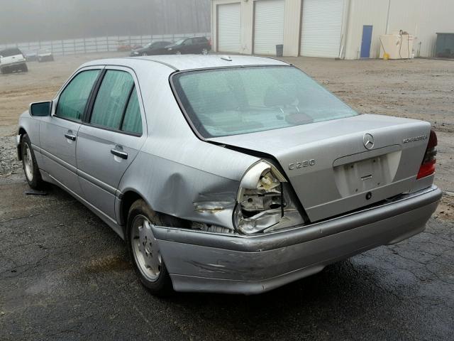 WDBHA24G7YA811401 - 2000 MERCEDES-BENZ C 230 SILVER photo 3