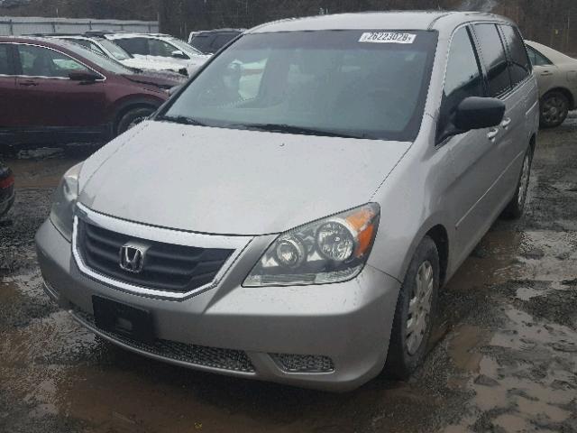 5FNRL38298B096715 - 2008 HONDA ODYSSEY LX GRAY photo 2