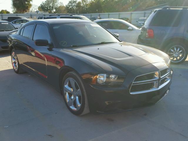 2C3CDXBG3EH322045 - 2014 DODGE CHARGER SE BLACK photo 1