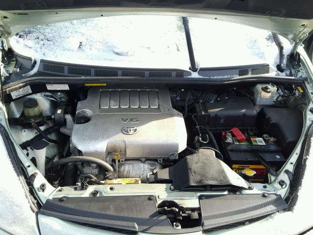 5TDZK23C98S159577 - 2008 TOYOTA SIENNA CE GREEN photo 7