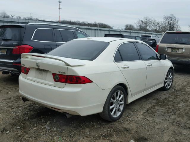 JH4CL969X6C026058 - 2006 ACURA TSX WHITE photo 4