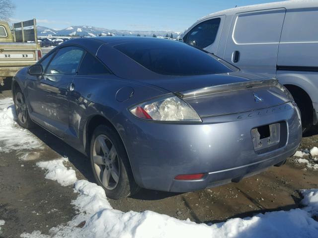 4A3AK24FX8E003802 - 2008 MITSUBISHI ECLIPSE GS BLUE photo 3