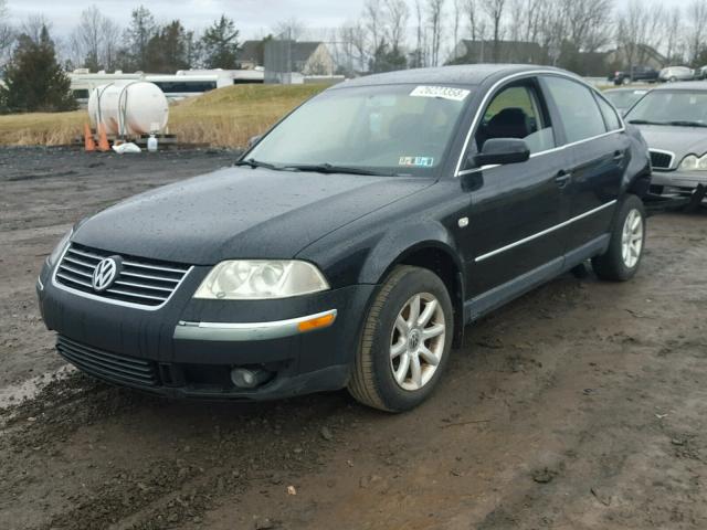 WVWPD63B34P057499 - 2004 VOLKSWAGEN PASSAT GLS BLACK photo 2