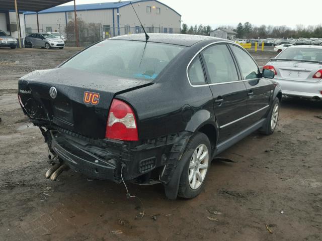 WVWPD63B34P057499 - 2004 VOLKSWAGEN PASSAT GLS BLACK photo 4