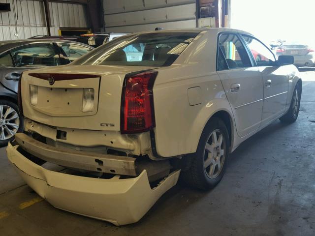 1G6DP577060146911 - 2006 CADILLAC CTS HI FEA WHITE photo 4