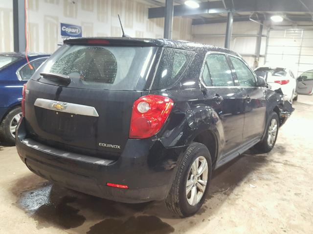 2GNALBEK7D1270166 - 2013 CHEVROLET EQUINOX LS BLACK photo 4