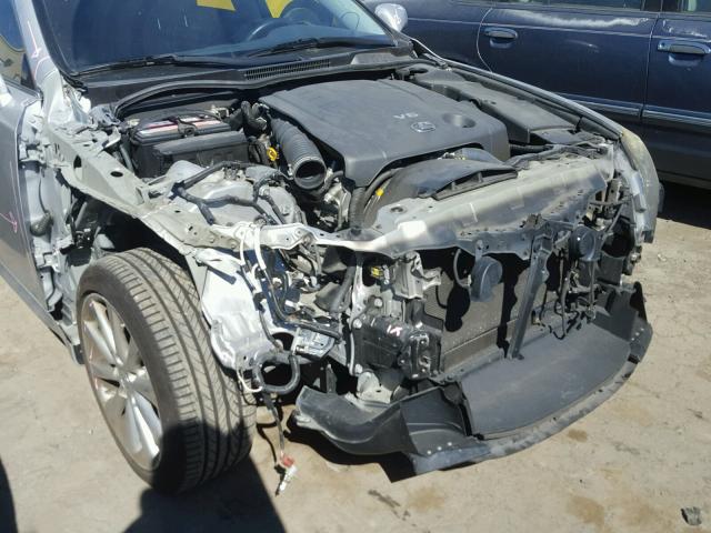 JTHBK262492086825 - 2009 LEXUS IS 250 SILVER photo 9