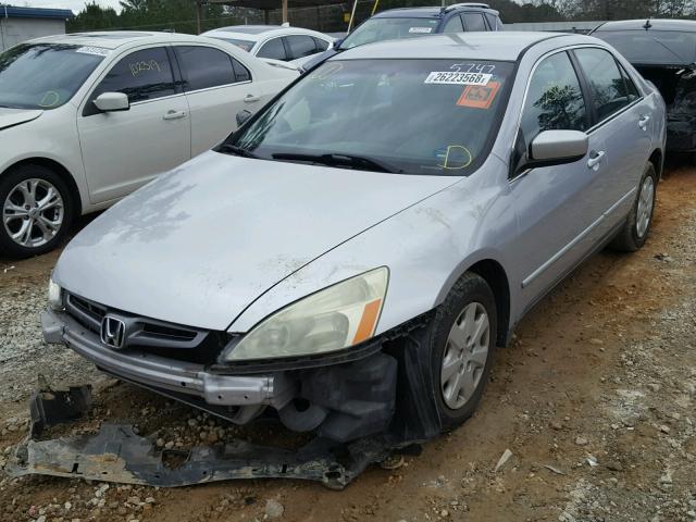 1HGCM56343A085747 - 2003 HONDA ACCORD LX SILVER photo 2