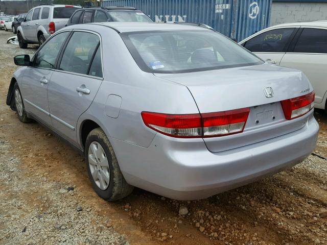 1HGCM56343A085747 - 2003 HONDA ACCORD LX SILVER photo 3