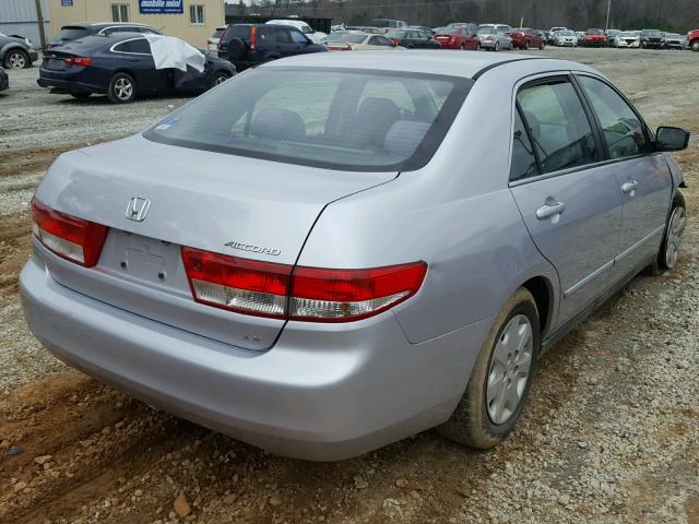 1HGCM56343A085747 - 2003 HONDA ACCORD LX SILVER photo 4