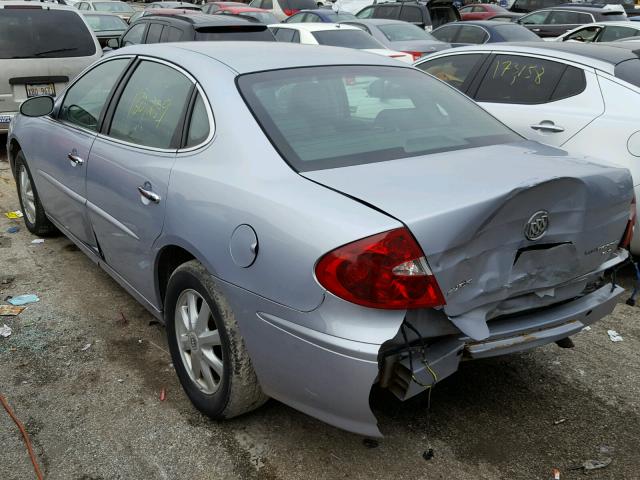 2G4WD532951308087 - 2005 BUICK LACROSSE C PURPLE photo 3