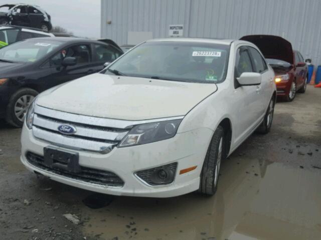 3FAHP0JA2CR253465 - 2012 FORD FUSION SEL WHITE photo 2