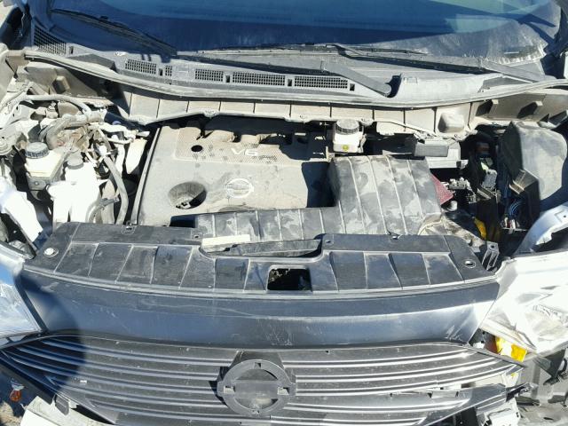 JN8AE2KP4F9134384 - 2015 NISSAN QUEST S SILVER photo 7