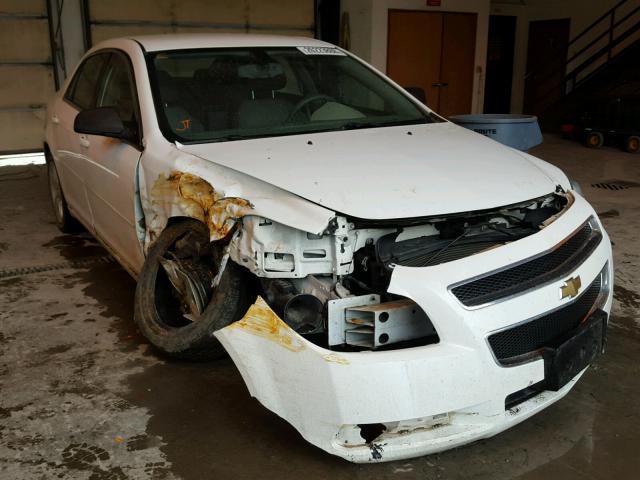1G1ZB5EB9A4128569 - 2010 CHEVROLET MALIBU LS WHITE photo 1