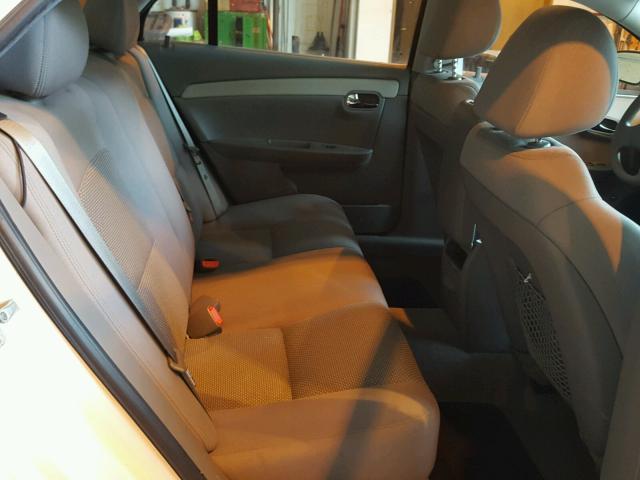 1G1ZB5EB9A4128569 - 2010 CHEVROLET MALIBU LS WHITE photo 6