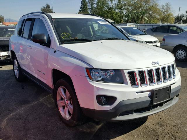 1C4NJCBAXGD615684 - 2016 JEEP COMPASS SP WHITE photo 1