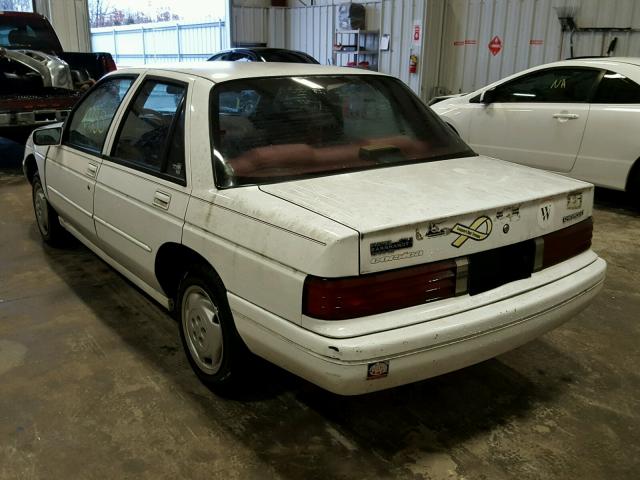 1G1LD5540SY150682 - 1995 CHEVROLET CORSICA WHITE photo 3