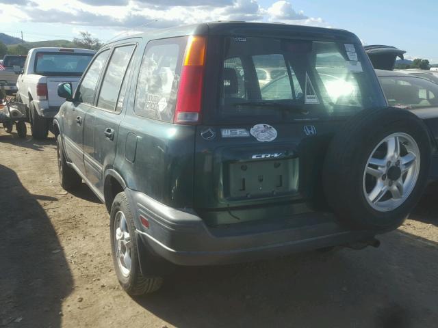 JHLRD1867XC007968 - 1999 HONDA CR-V EX GREEN photo 3