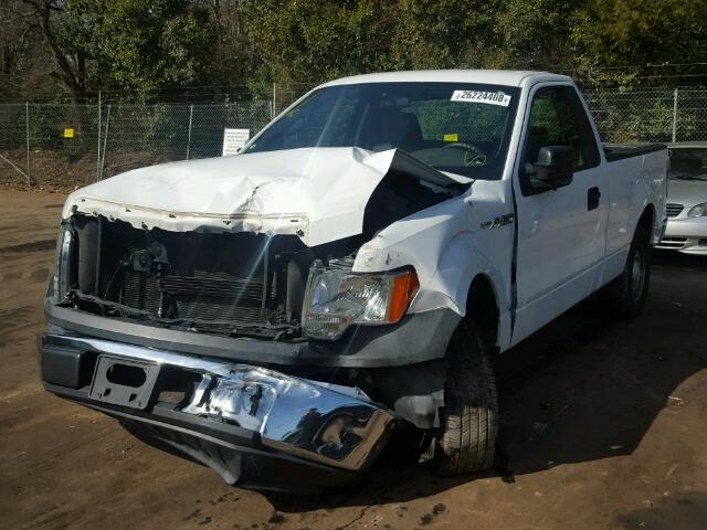 1FTMF1CW7AKA90419 - 2010 FORD F150 WHITE photo 2