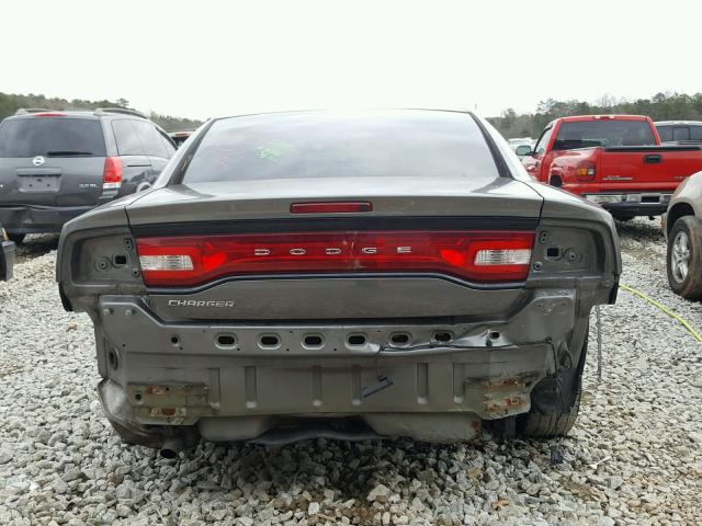 2C3CDXBG7CH145965 - 2012 DODGE CHARGER SE GRAY photo 9