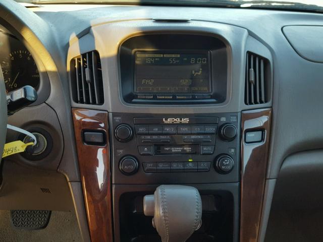 JT6HF10U3X0025695 - 1999 LEXUS RX 300 WHITE photo 9