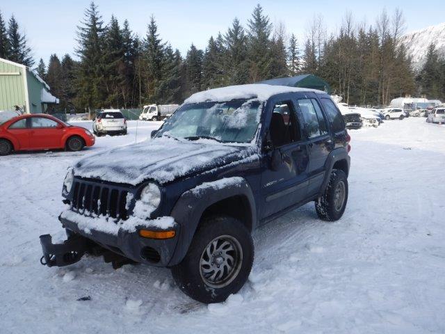 1J4GL48K72W356720 - 2002 JEEP LIBERTY SP BLUE photo 2