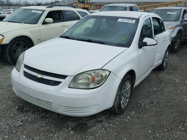 1G1AD5F58A7132238 - 2010 CHEVROLET COBALT 1LT WHITE photo 2