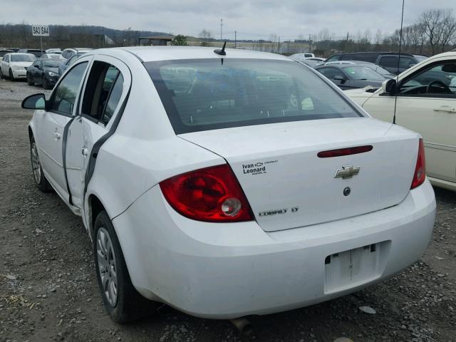 1G1AD5F58A7132238 - 2010 CHEVROLET COBALT 1LT WHITE photo 3