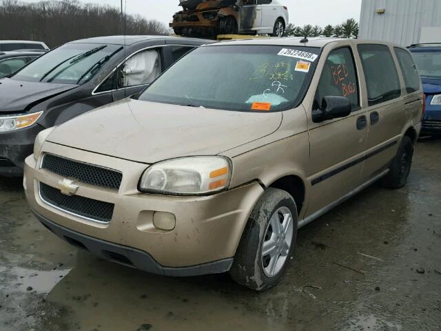 1GNDV03LX5D206409 - 2005 CHEVROLET UPLANDER GOLD photo 2