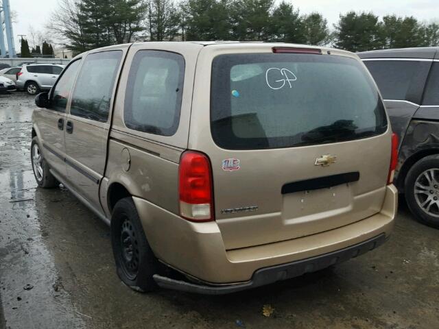 1GNDV03LX5D206409 - 2005 CHEVROLET UPLANDER GOLD photo 3