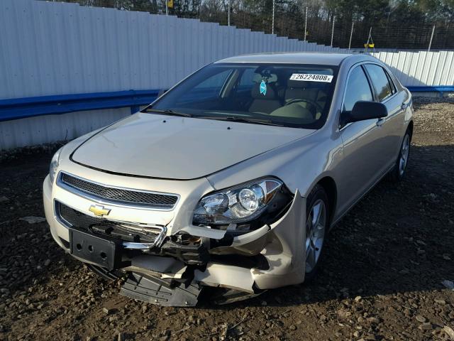 1G1ZB5E06CF203265 - 2012 CHEVROLET MALIBU LS ოქროსფერი ფოტო 2